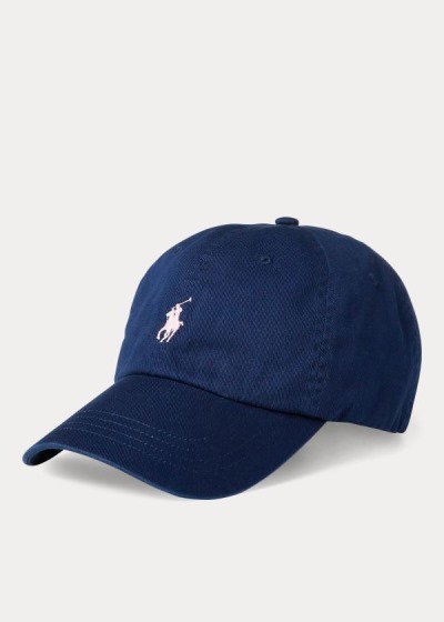 Men's Ralph Lauren Pink Pony Cotton Ball Caps | 851627QGN